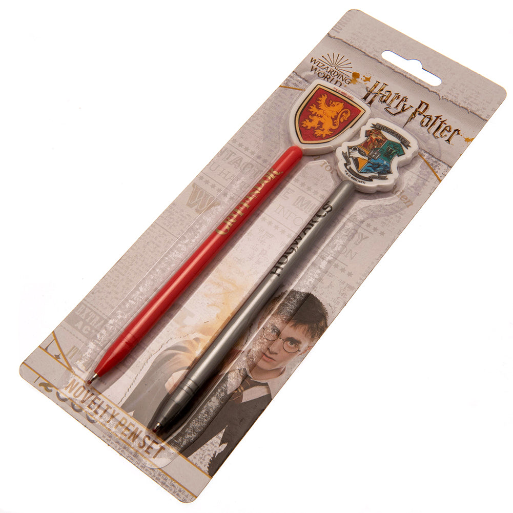 Official Harry Potter 2pk Pen & Topper Set