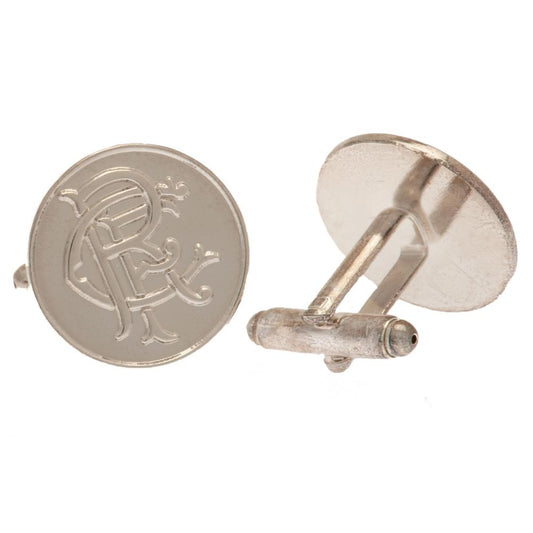 Official Rangers FC Silver Plated Formed Cufflinks