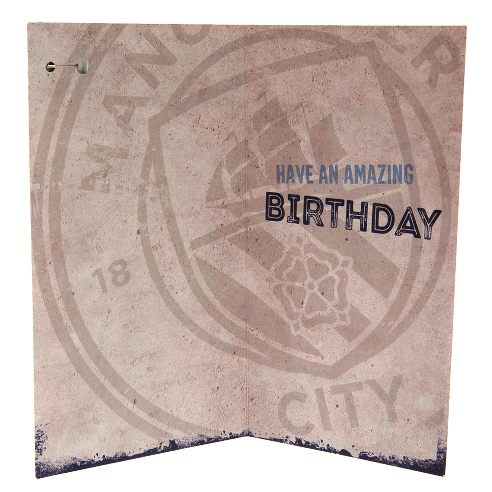 Official Manchester City FC Boy Birthday Card