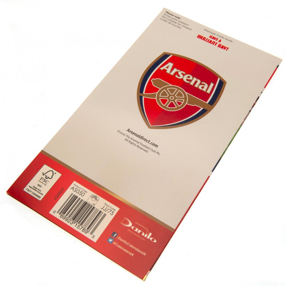 Official Arsenal FC Son Birthday Card