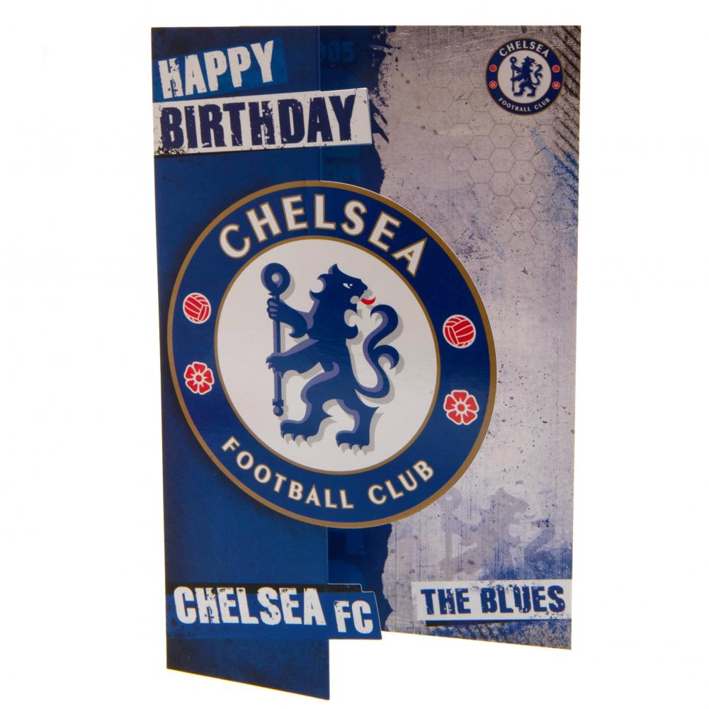 Official Chelsea FC The Blues Birthday Card