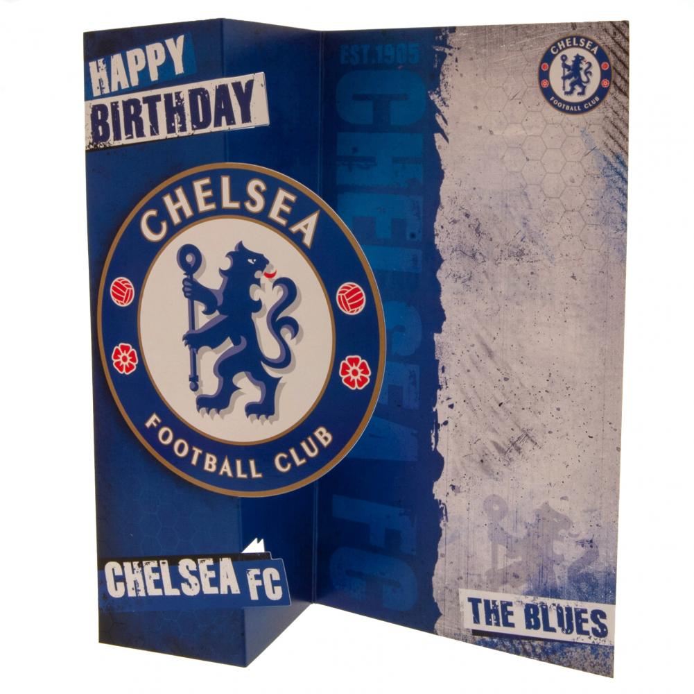 Official Chelsea FC The Blues Birthday Card