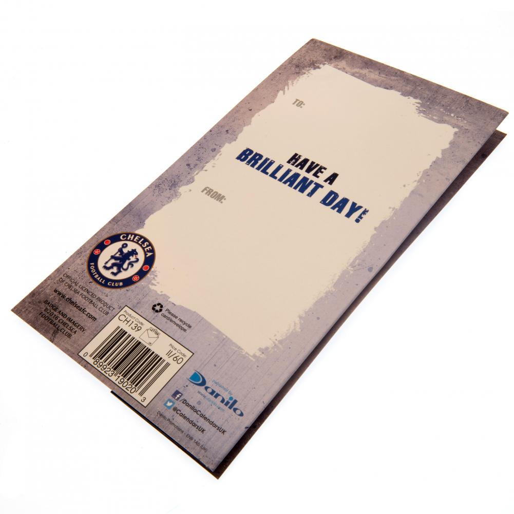 Official Chelsea FC The Blues Birthday Card