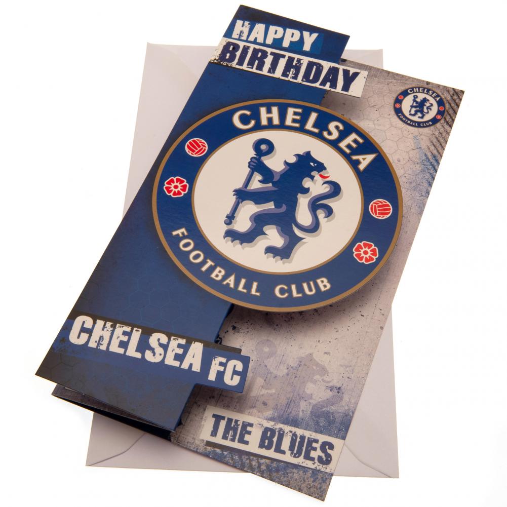 Official Chelsea FC The Blues Birthday Card