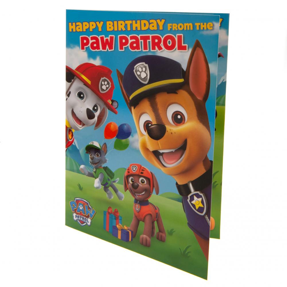 Official Paw Patrol Birthday Sound Card