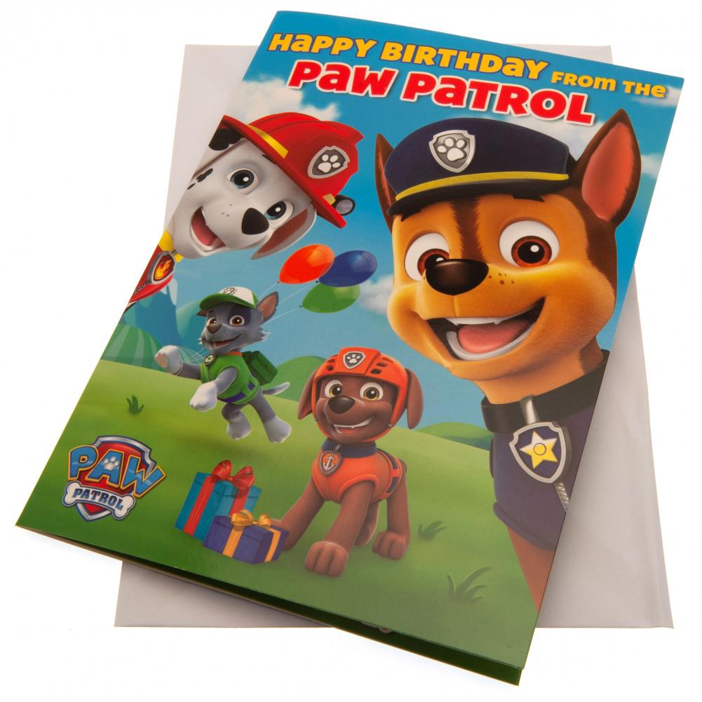 Official Paw Patrol Birthday Sound Card