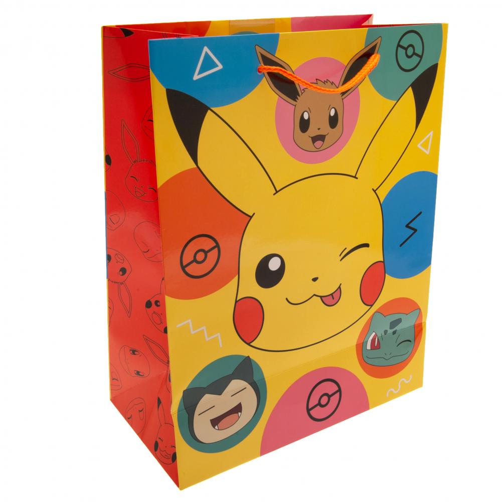 Official Pokemon Medium Gift Bag