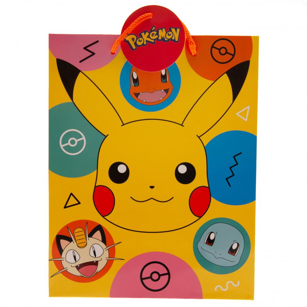 Official Pokemon Medium Gift Bag