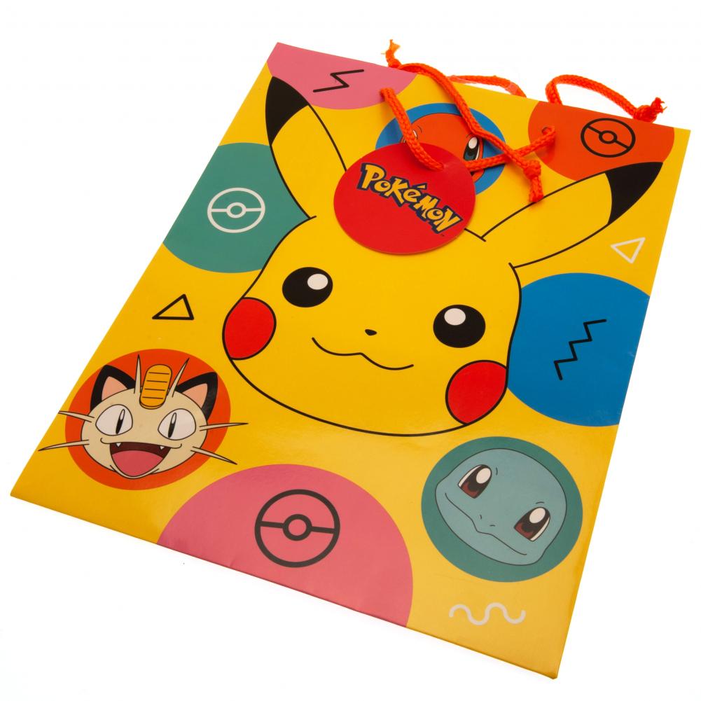 Official Pokemon Medium Gift Bag