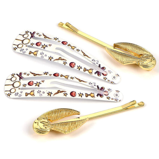 Official Harry Potter Hair Clips Golden Snitch