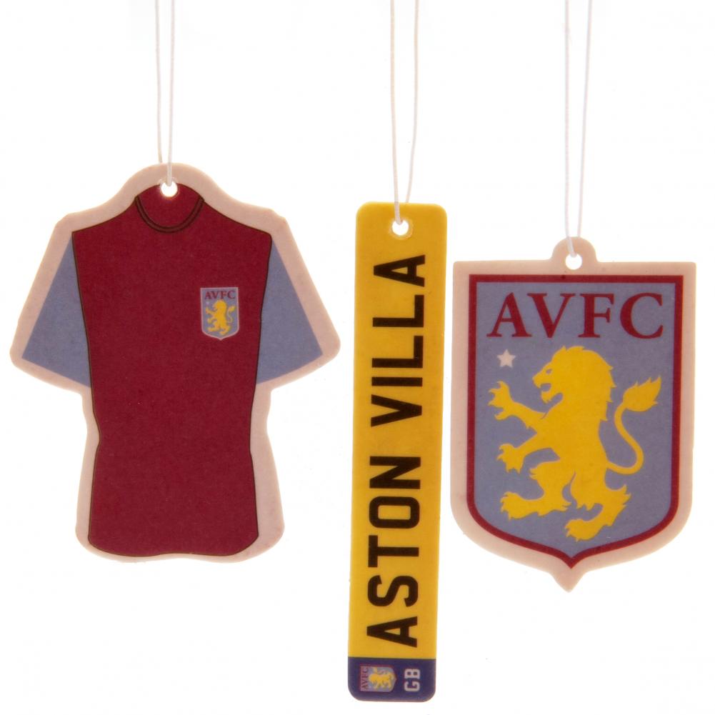 Official Aston Villa FC 3pk Air Freshener