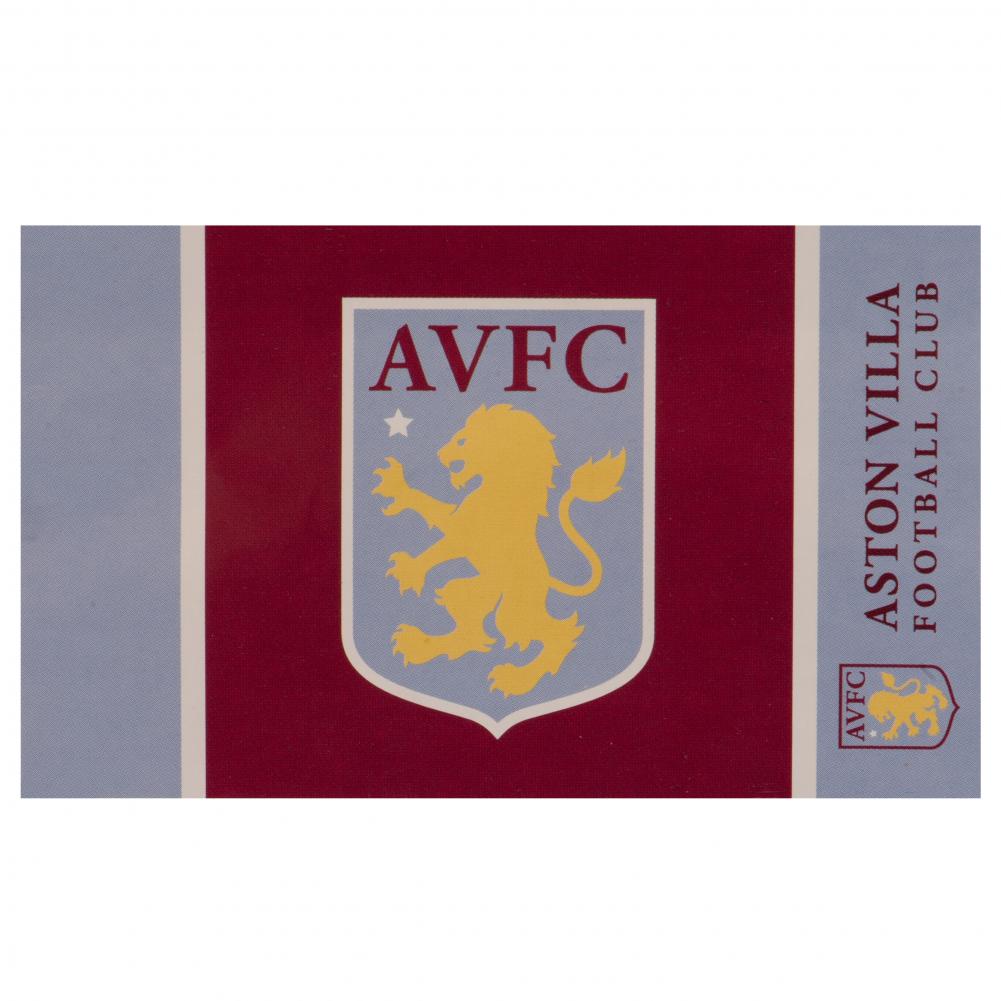 Official Aston Villa FC Wordmark Flag