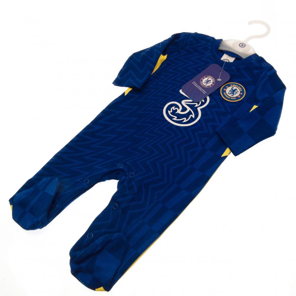 Official Chelsea FC Sleepsuit 3-6 Mths BY