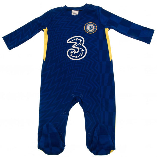 Official Chelsea FC Sleepsuit 3-6 Mths BY