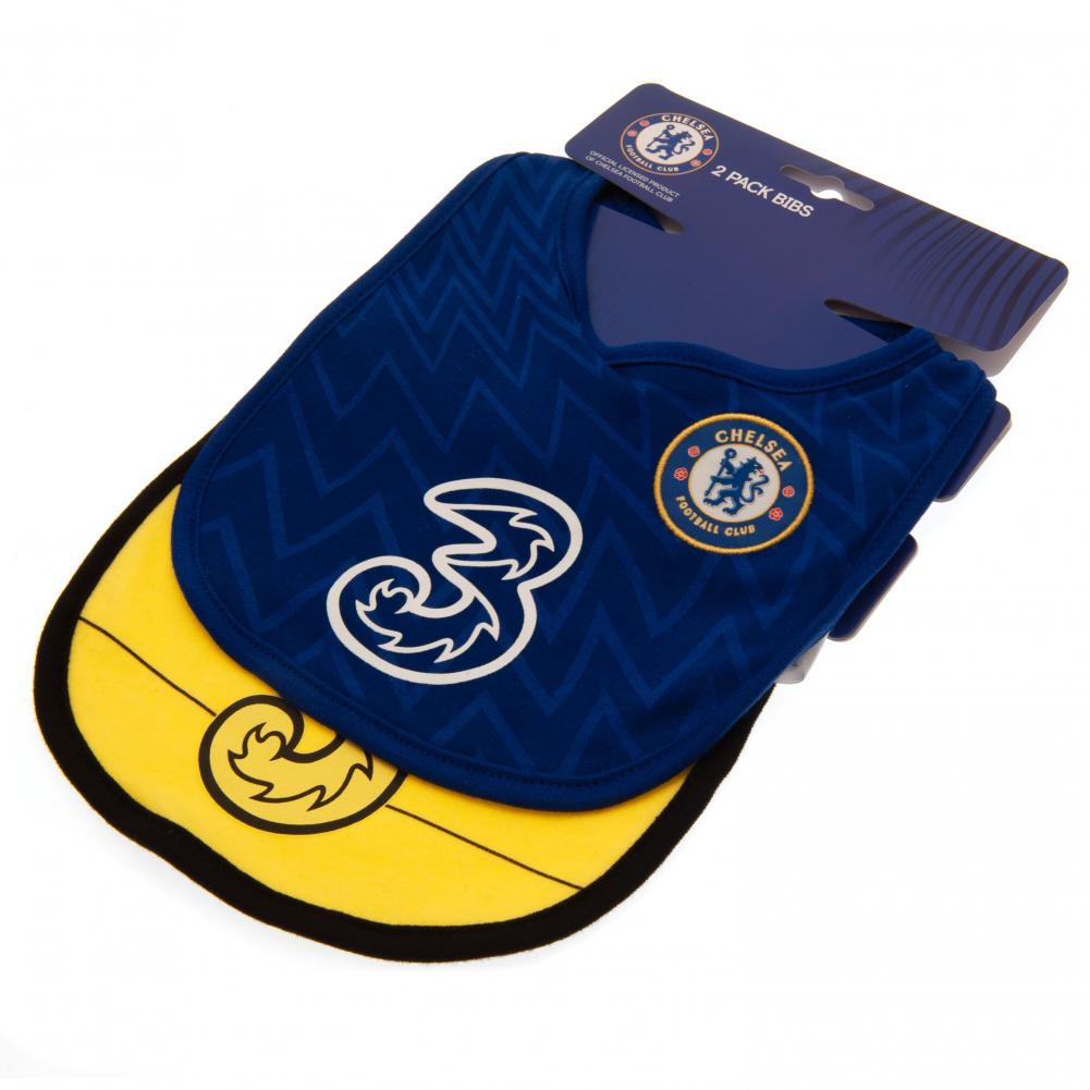 Official Chelsea FC 2 Pack Bibs BY