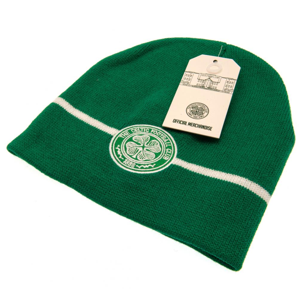 Official Celtic FC Stripe Beanie