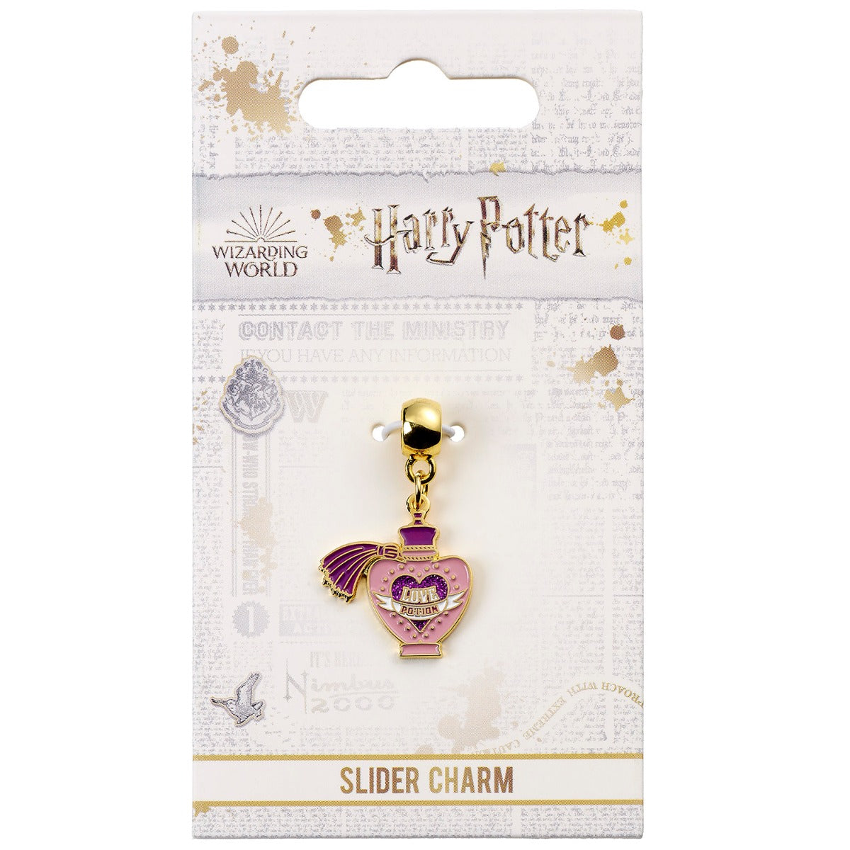 Official Harry Potter Gold Plated Charm Love Potion