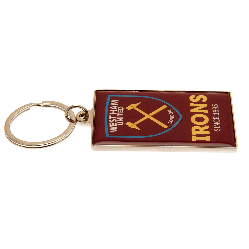 Official West Ham United FC Deluxe Keyring