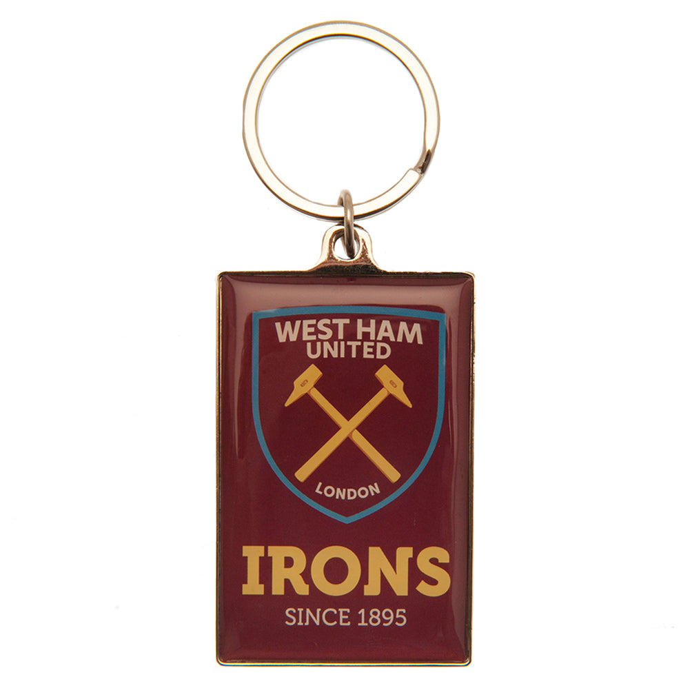 Official West Ham United FC Deluxe Keyring