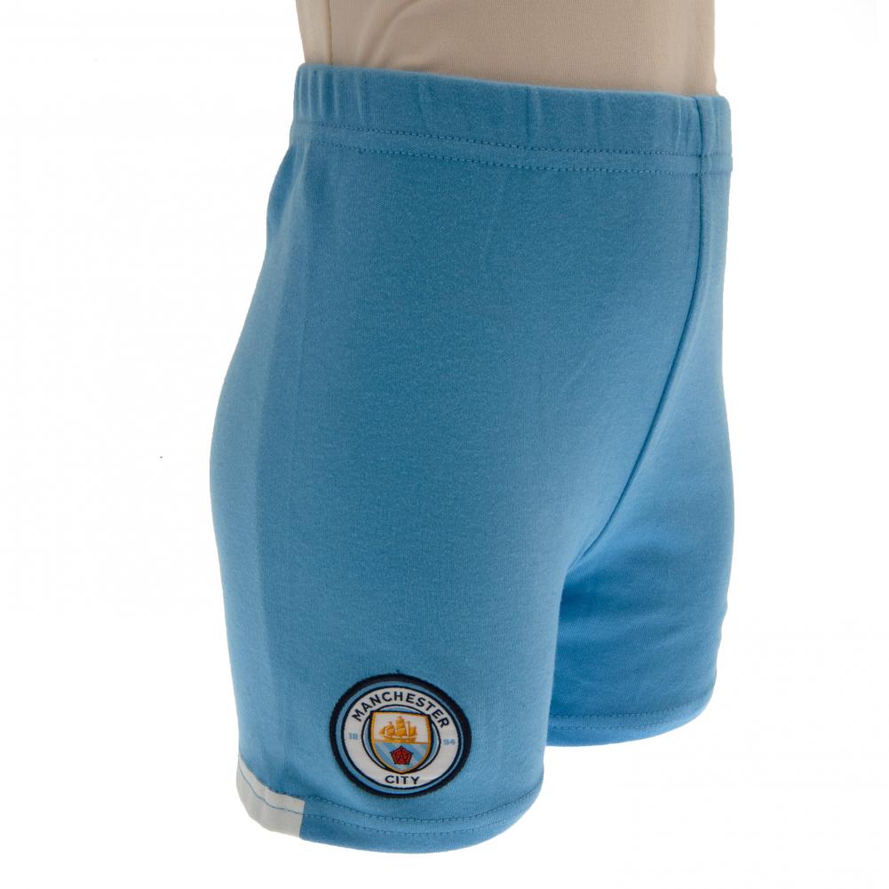 Official Manchester City FC Shirt & Short Set 6-9 Mths SQ