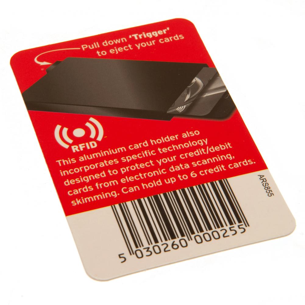 Official Arsenal FC rfid Aluminium Card Case