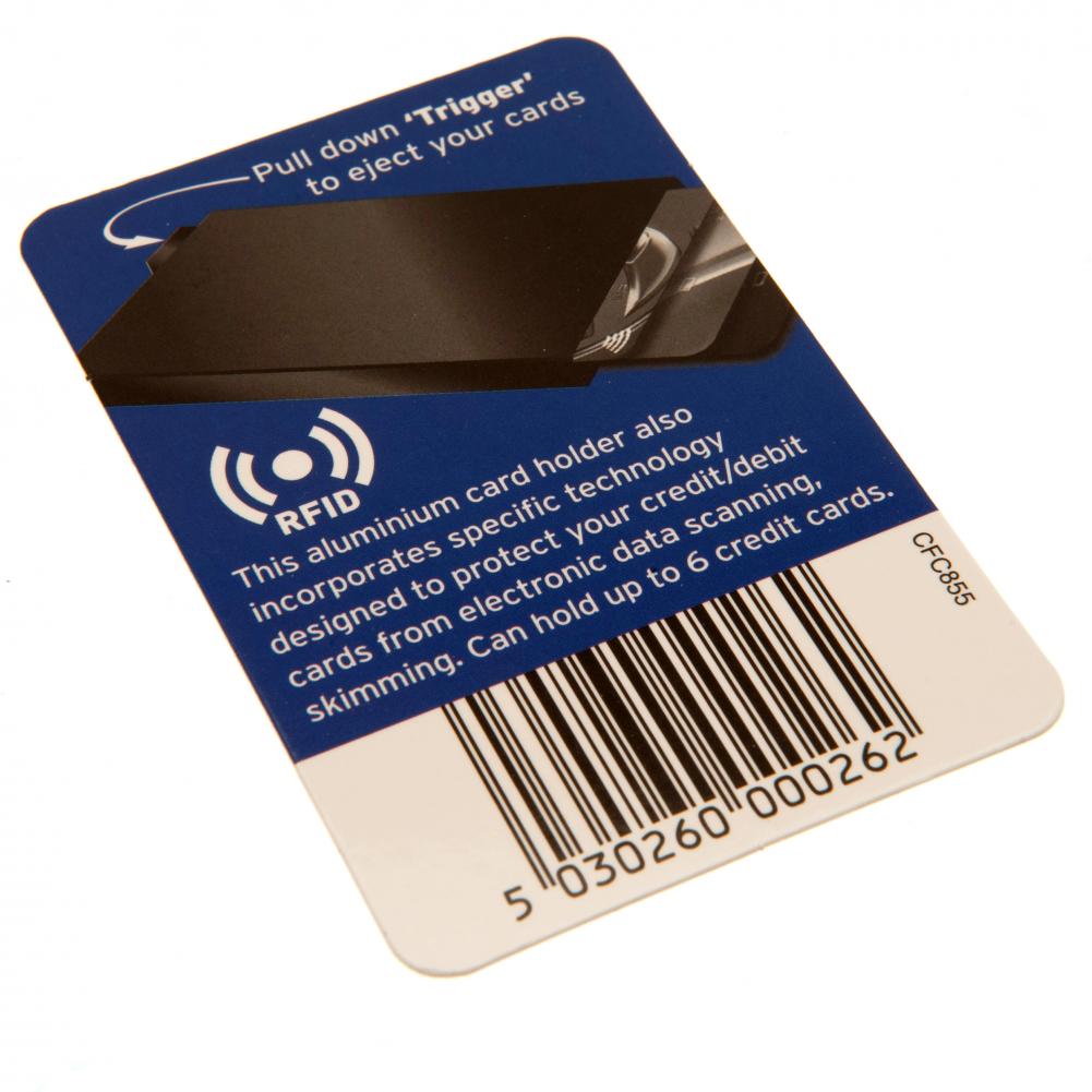 Official Chelsea FC rfid Aluminium Card Case