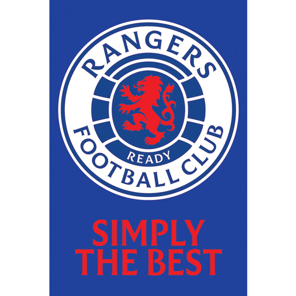 Official Rangers FC Poster Crest 5