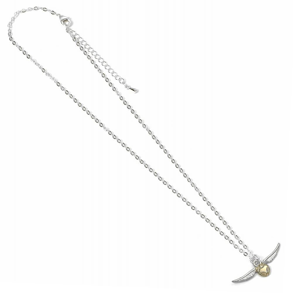 Official Harry Potter Silver Plated Necklace Golden Snitch