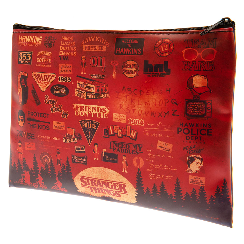 Official Stranger Things Pencil Case Upside Down