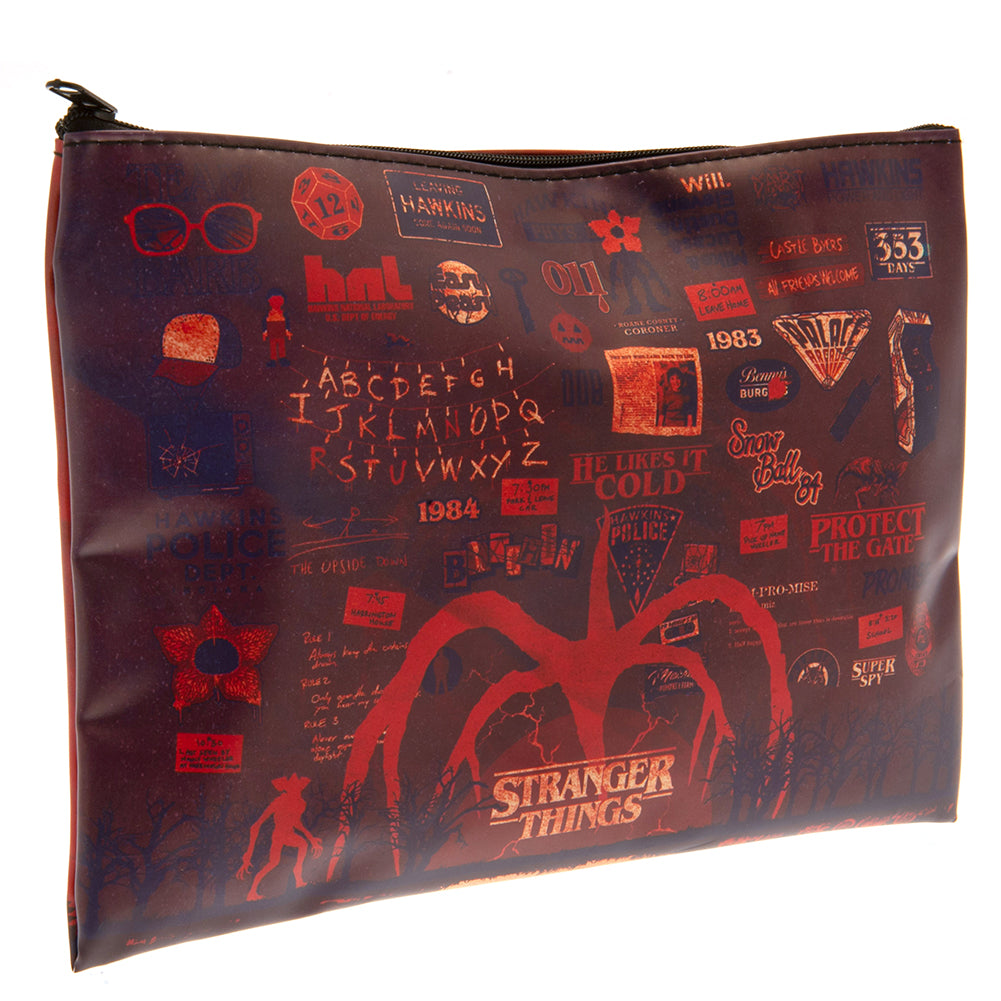 Official Stranger Things Pencil Case Upside Down