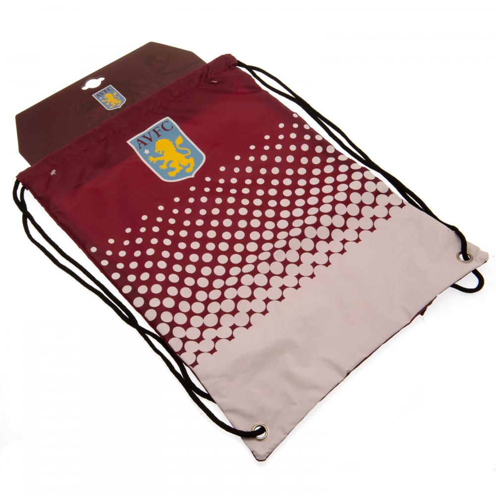 Official Aston Villa FC Fade Gym Bag