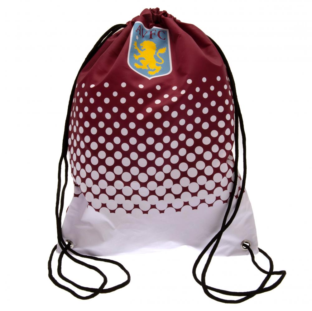 Official Aston Villa FC Fade Gym Bag