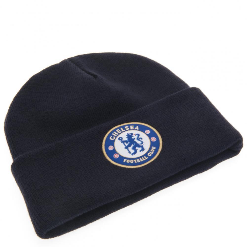 Official Chelsea FC Navy Cuff Beanie