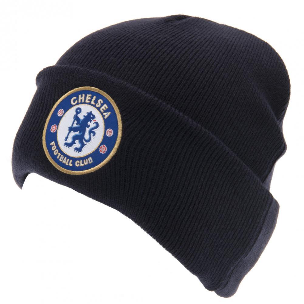 Official Chelsea FC Navy Cuff Beanie