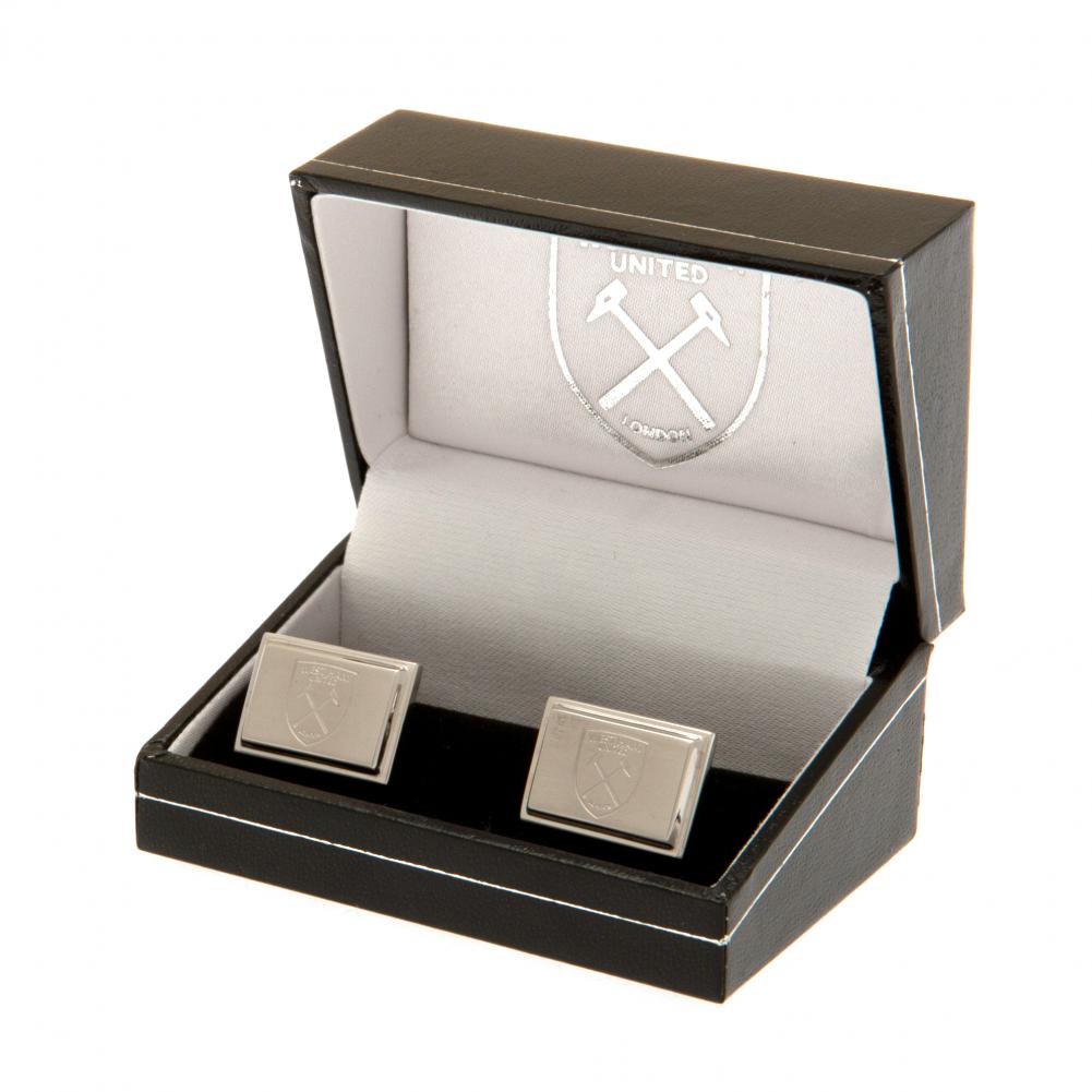 Official West Ham United FC Stainless Steel Cufflinks