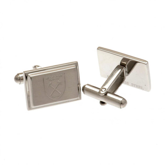 Official West Ham United FC Stainless Steel Cufflinks