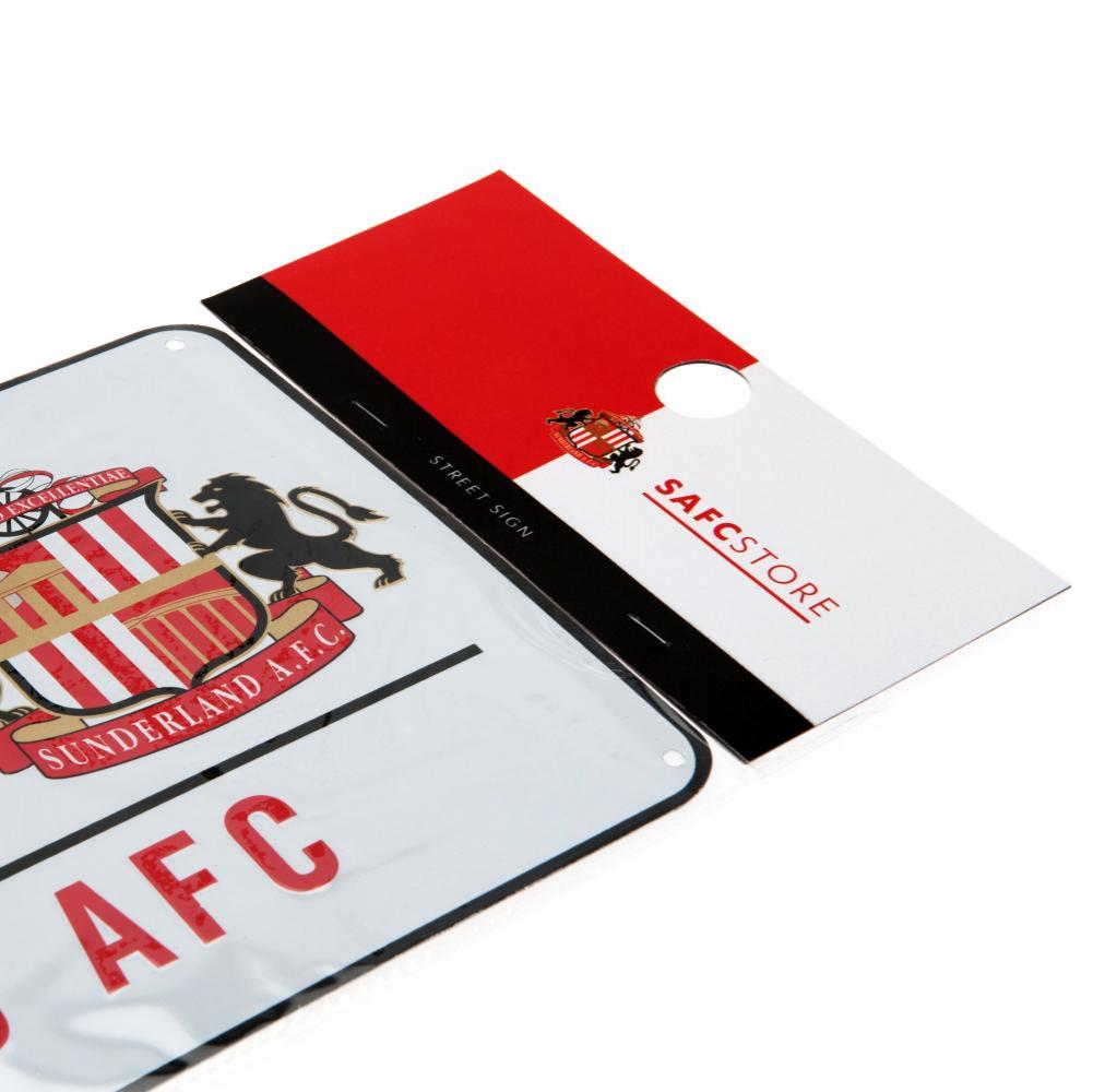 Official Sunderland AFC White Street Sign