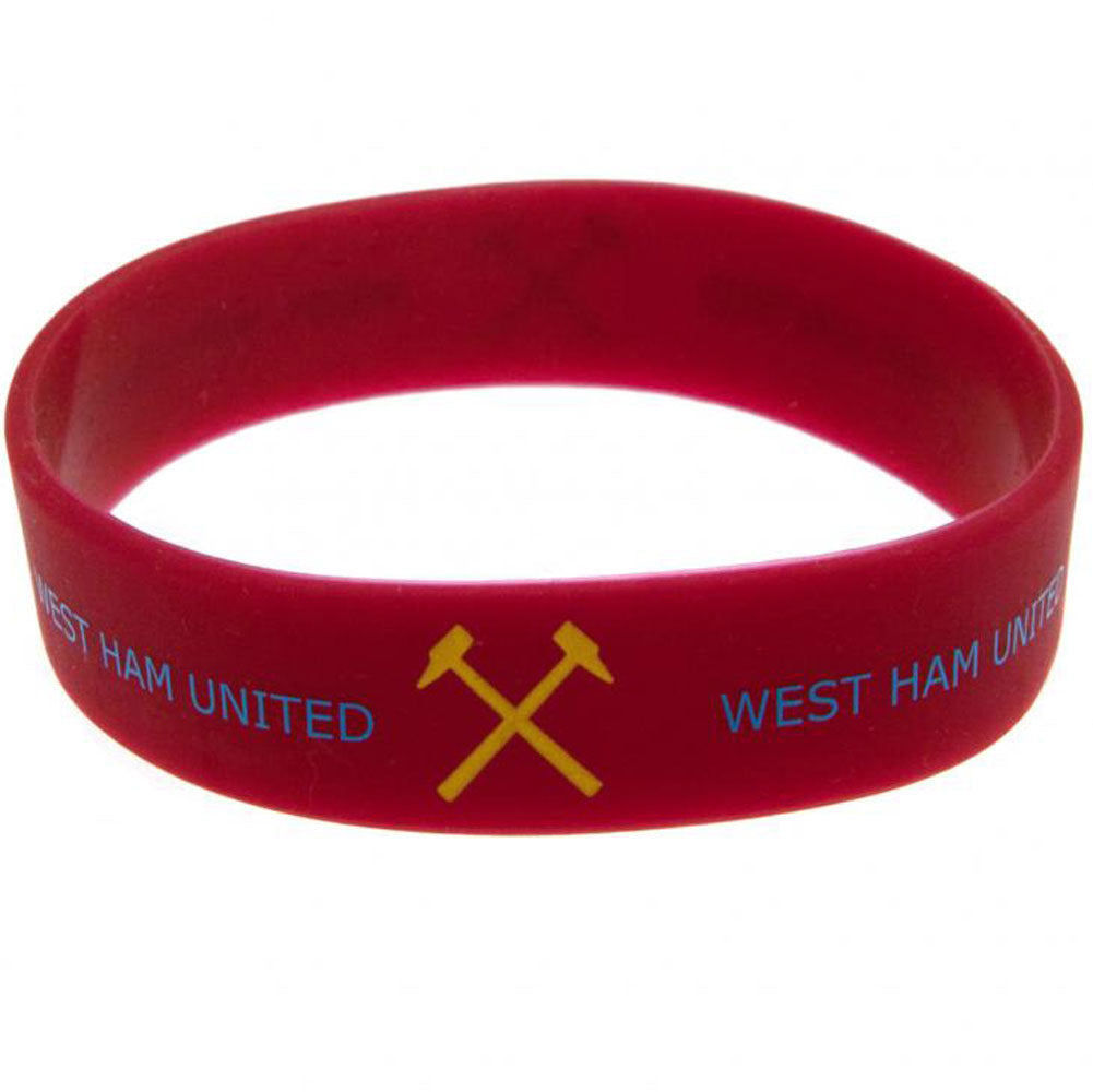 Official West Ham United FC Silicone Wristband