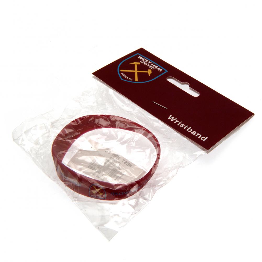 Official West Ham United FC Silicone Wristband