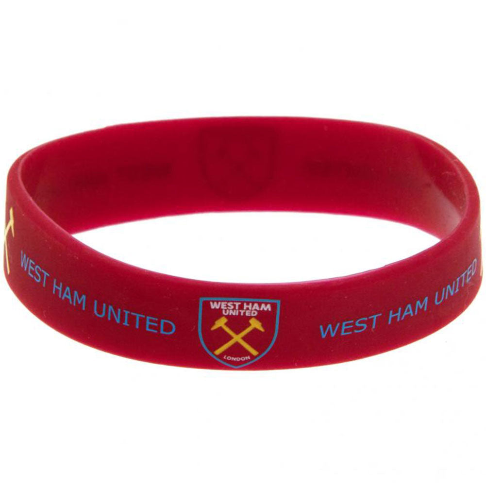 Official West Ham United FC Silicone Wristband