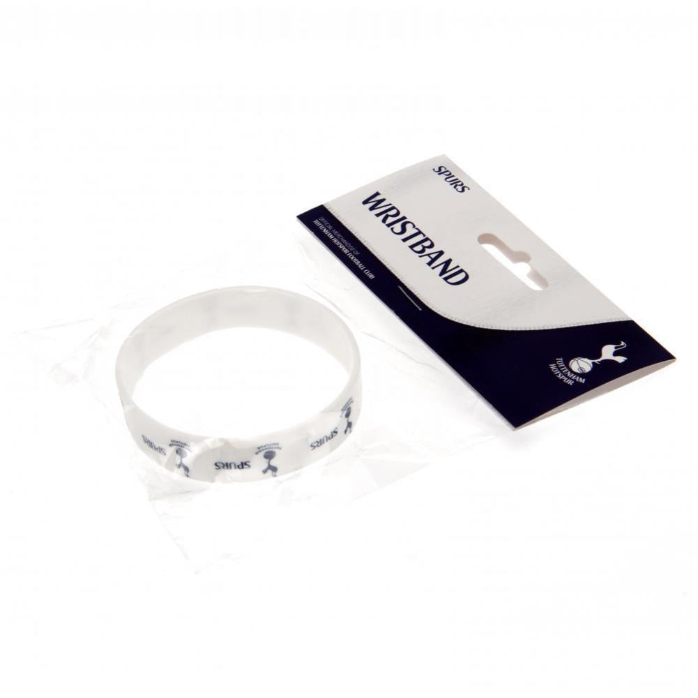 Official Tottenham Hotspur FC White Silicone Wristband