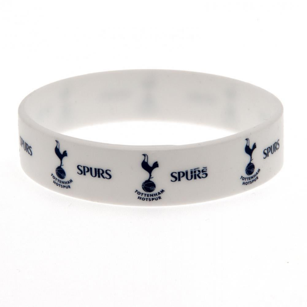 Official Tottenham Hotspur FC White Silicone Wristband