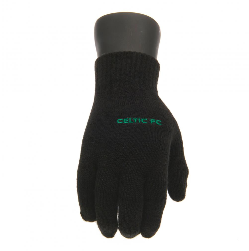 Official Celtic FC Knitted Gloves Junior