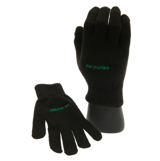 Official Celtic FC Knitted Gloves Junior