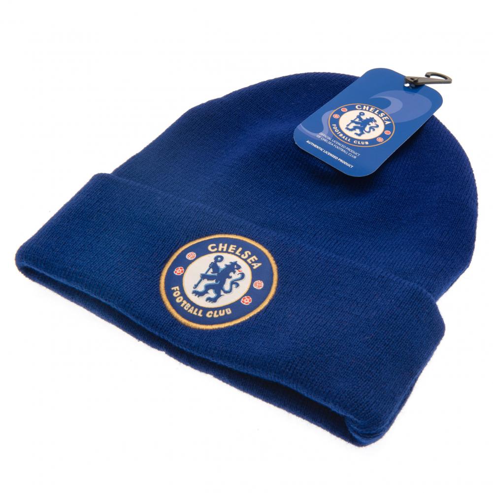 Official Chelsea FC Royal Cuff Beanie