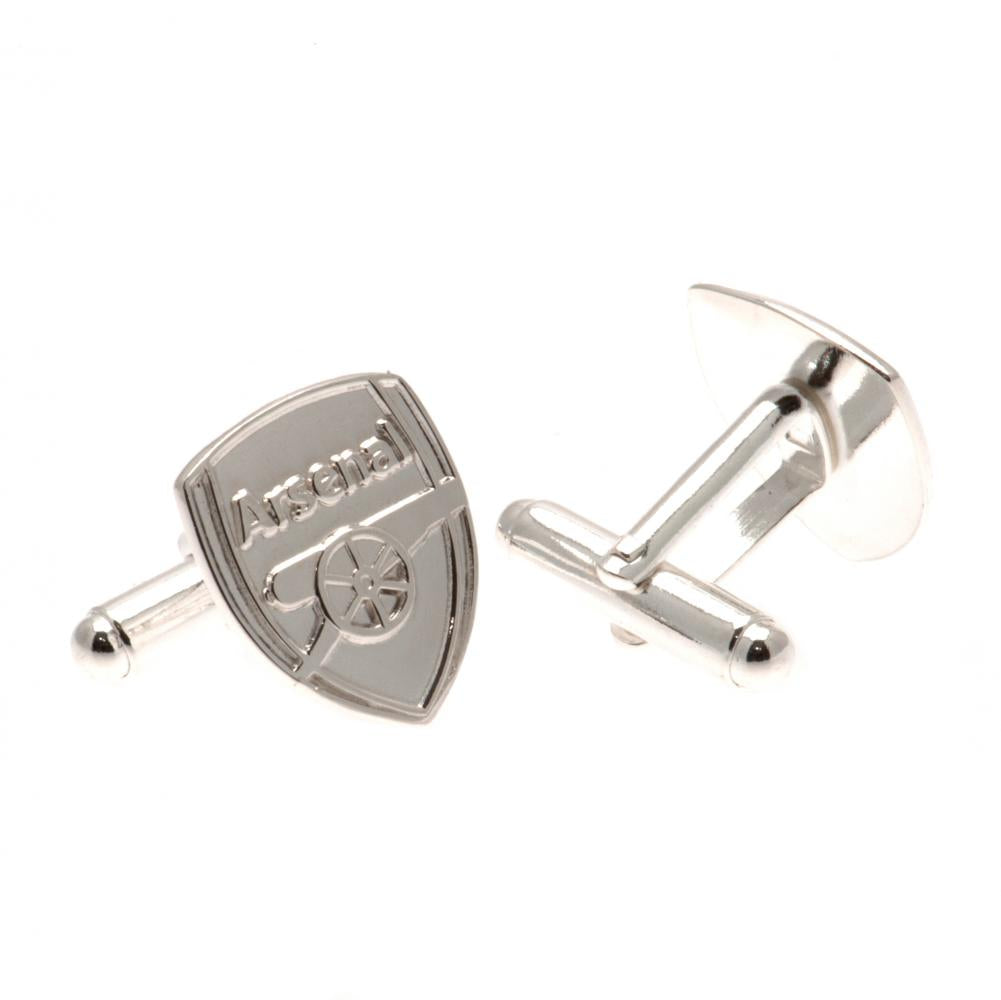 Official Arsenal FC Sterling Silver Crest Cufflinks