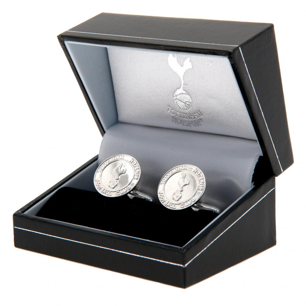 Official Tottenham Hotspur FC Sterling Silver Crest Cufflinks