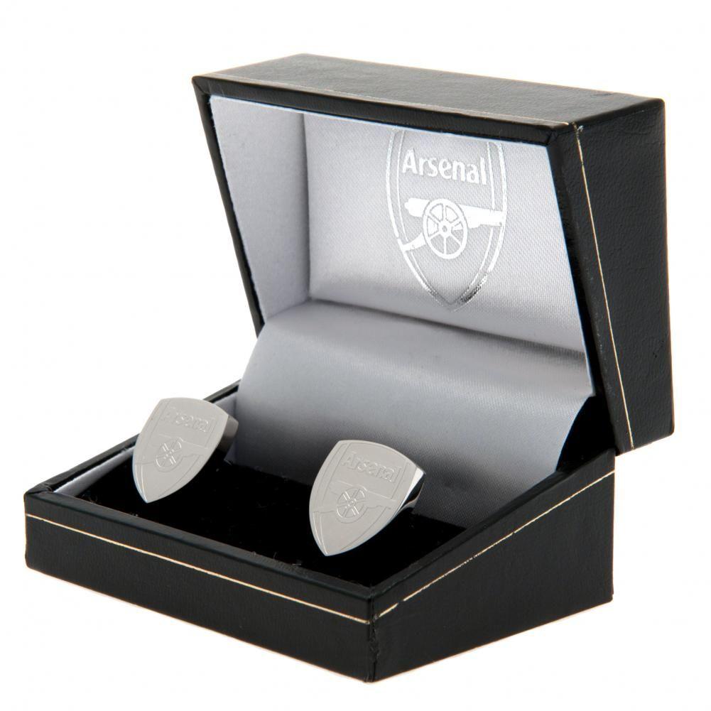 Official Arsenal FC Stainless Steel Formed Cufflinks