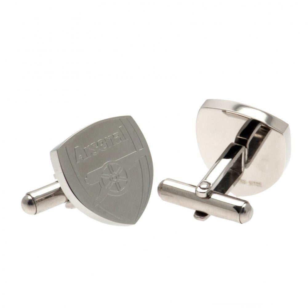 Official Arsenal FC Stainless Steel Formed Cufflinks