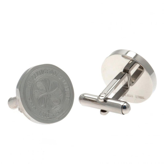 Official Celtic FC Stainless Steel Formed Cufflinks